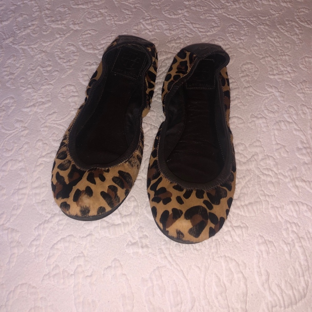 Tory Burch Leopard Flats